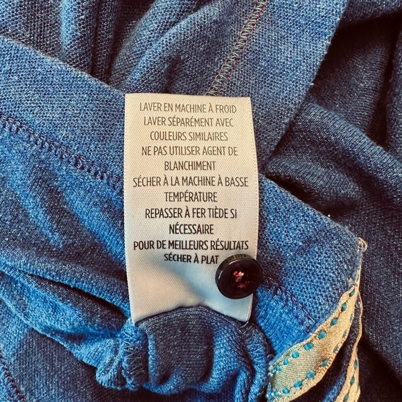 Robert Graham Polo Shirt Mens XL Classic Fit In Blue With Flip Collar Patterned - Picture 11 of 11